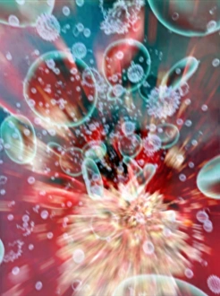 Influenza Virus Drucke: Influenza, computer artwork