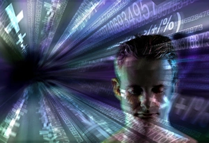 Brain Function Illustration Drucke: Intelligence, conceptual image