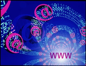 Bilder, datiert 1997: Internetabstrakt