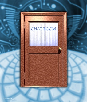 Online Communication Technology Drucke: Internet chat room