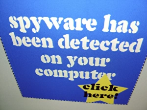 Computer Virus Protection Drucke: Internet spyware detection
