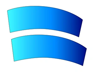 Drucke von Die Jastrow-Ilusion, die untere Form erscheint größer als die oberste Form, sind eigentlich identisch Bilder Datiert 2004 August: Jastrzewicz-Täuschung