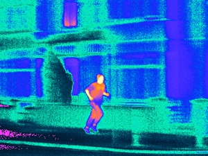 Thermography Images Drucke: Jogging, thermogram