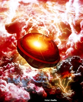 Jupiter Drucke: Jupiterräumforschungsprobe