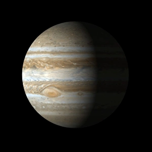 Jupiter Drucke: Jupiter aus dem Weltraum, Kunstwerk C017/7247
