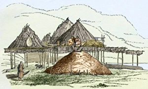 Kamtschatka-Siedlung, Kunstwerk.