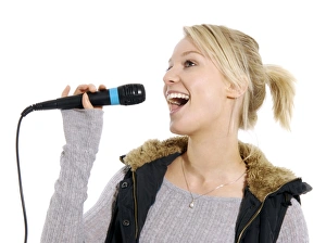 Female Vocalist Drucke: Karaoke