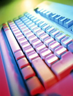 Computer Hardware Components Drucke: Keyboard of a computer
