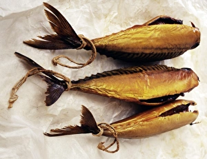 Traditional British Food Drucke: Kippers