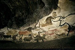 Zeichnungen Drucke: Die Lascaux-II-Felsmalerei-Replica C013/7378