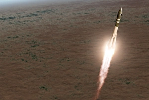 Soviet Space Program History Drucke: Launch of Vostok 1 spacecraft, artwork