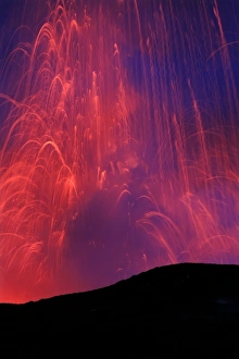 Kilauea Volcano Eruption Drucke: Lava explosion