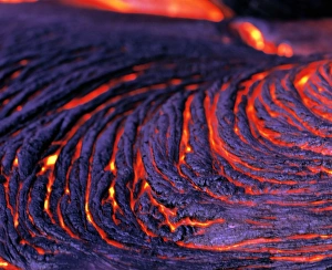 Bilder aus dem Jahr 2000: Lava flow