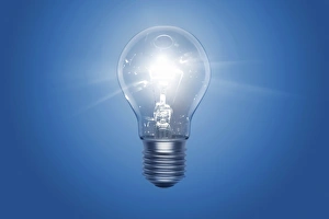 Thomas Edison Invention Drucke: Light bulb C017 / 7663