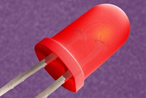 Coloured SEM Images Drucke: Light-emitting diode, SEM