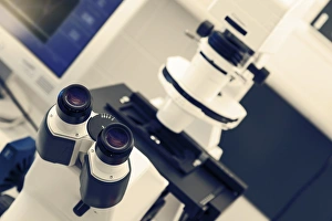 Scientific Research Tools Drucke: Light microscope F008 / 2043