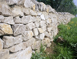 Geological Rock Formations Drucke: Limestone wall