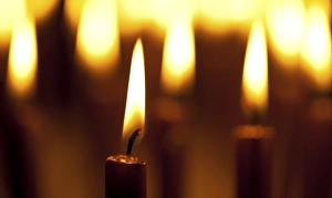 Candlelight Ambiance Drucke: Lit candles