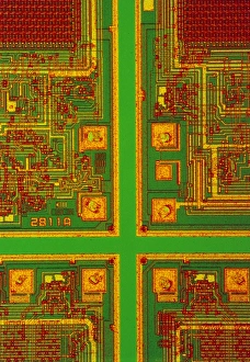 Microchip Technology Drucke: Lm of a wafer