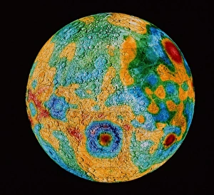 Planetary Science Photos Drucke: Lunar gravity