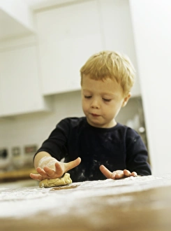 Homemade Biscuits Drucke: Making biscuits