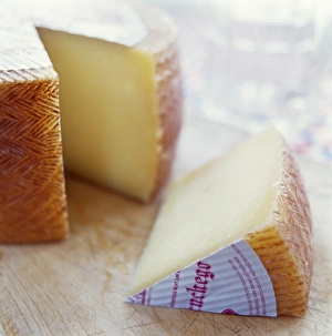Cheese Slice Drucke: Manchego cheese