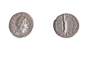 Mark Antony Portrait Drucke: Mark Antony coin