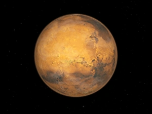 Martian Landscape Drucke: Mars, artwork