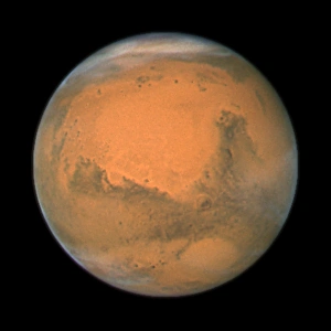 Sonnensystem Drucke: Der Nahkommens von Mars im Jahr 2007, Abbildung mit dem Weltraumteleskop Hubble
