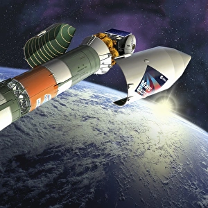 Start der Mars-Express-Mission, Kunstwerk