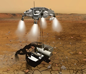 NASA Mars Mission Drucke: Mars sample return mission, artwork C016 / 3071
