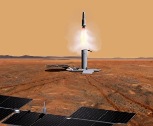 Mars-Rover Drucke: Missionsammlung Mars Rückkehr, Kunstwerk C018 / 1982