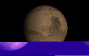 Martian Surface Features Drucke: Mars topography, artwork C013 / 9938
