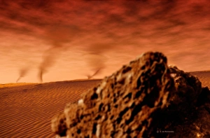 Mars Geology Drucke: Martian dust devils