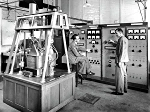 Physiker Drucke: Masse spektrum, 1954