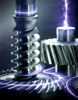 Computer Controlled Machines Drucke: Mechatronics, conceptual artwork C013 / 5609