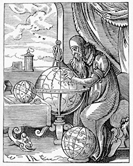 Age Of Discovery Maps Drucke: Medieval geographer