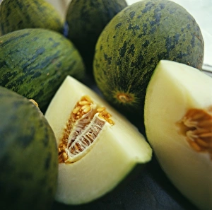 Colorful Fruit Images Drucke: Melons