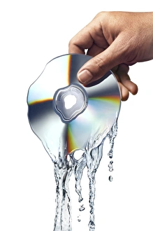 Schmelzende CD, Kunstwerk