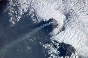 International Space Station Photos Drucke: Merapi volcano, Indonesia