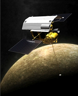 Solar System Exploration Drucke: Messenger spacecraft at Mercury