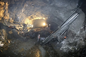 Underground Mining Drucke: Metal ore mine