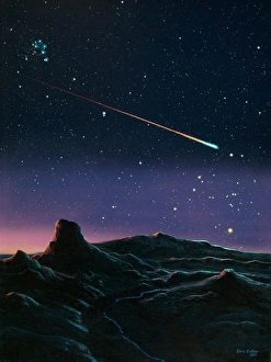 Bilder Datiert 4. Januar 2001: Meteor fall