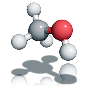 Bilder vom 6. September 2007: Methylalkoholmolekül