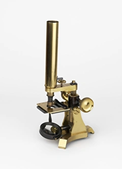 Science Museum London Exhibits Drucke: Michael Faradays microscope