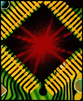 Microchip Technology Drucke: Microchip and laser pattern