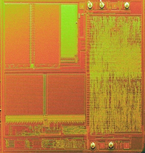 Scanning Electron Micrograph Images Drucke: Microchip, SEM