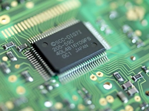 Circuit Board Components Drucke: Microprocessor chip