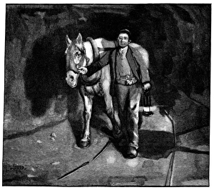 19th Century Mining Drucke: Mining, 19th century