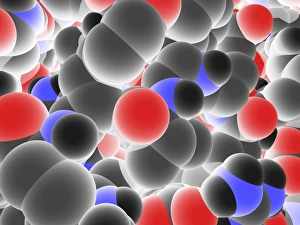Molecular Model Drucke: Molecular model, artwork